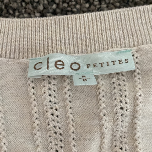 Cleo Pointelle short sleeve sweater - Picture 2 of 2